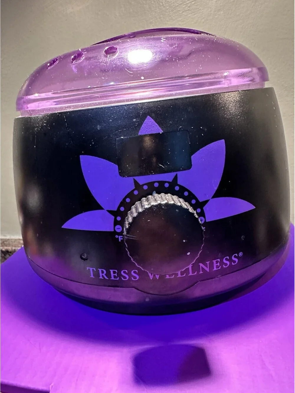 Tress Wellness Hair Removal Waxing Kit W/Digital Wax Warmer Used Works READ!